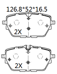 天博 SCP2297 刹车片 - TEMB TEMB SCP2297 Brake Pad 天博 SCP2297 刹车片 TEMB 刹车系统