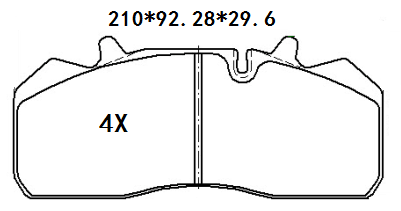 天博 SCP2304 刹车片 - TEMB TEMB SCP2304 Brake Pad 天博 SCP2304 刹车片 TEMB 刹车系统