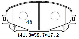 天博 SCP2336 刹车片 - TEMB TEMB SCP2336 Brake Pad 天博 SCP2336 刹车片 TEMB 刹车系统