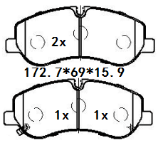 天博 SCP2343 刹车片 - TEMB TEMB SCP2343 Brake Pad 天博 SCP2343 刹车片 TEMB 刹车系统