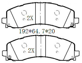 天博 SCP2376 刹车片 - TEMB TEMB SCP2376 Brake Pad 天博 SCP2376 刹车片 TEMB 刹车系统