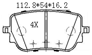 天博 SCP2383 刹车片 - TEMB TEMB SCP2383 Brake Pad 天博 SCP2383 刹车片 TEMB 刹车系统