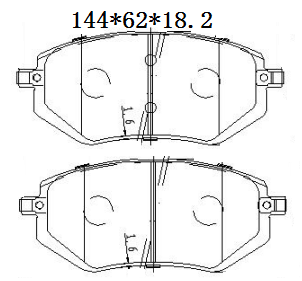 天博 SCP2407 刹车片 - TEMB TEMB SCP2407 Brake Pad 天博 SCP2407 刹车片 TEMB 刹车系统