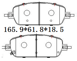 天博 SCP2408 刹车片 - TEMB TEMB SCP2408 Brake Pad 天博 SCP2408 刹车片 TEMB 刹车系统