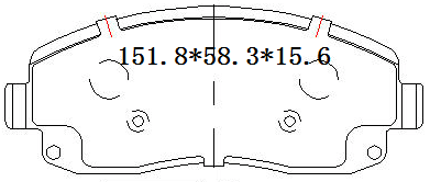 天博 SCP2411 刹车片 - TEMB TEMB SCP2411 Brake Pad 天博 SCP2411 刹车片 TEMB 刹车系统
