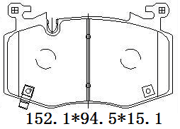 天博 SCP2415 刹车片 - TEMB TEMB SCP2415 Brake Pad 天博 SCP2415 刹车片 TEMB 刹车系统
