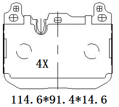 天博 SCP2430 刹车片 - TEMB TEMB SCP2430 Brake Pad 天博 SCP2430 刹车片 TEMB 刹车系统