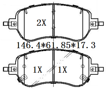 天博 SCP2449 刹车片 - TEMB TEMB SCP2449 Brake Pad 天博 SCP2449 刹车片 TEMB 刹车系统