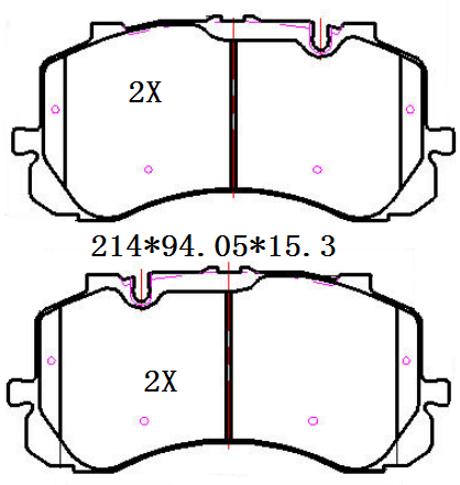 天博 SCP2461 刹车片 - TEMB TEMB SCP2461 Brake Pad 天博 SCP2461 刹车片 TEMB 刹车系统
