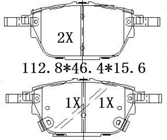 天博 SCP2468 刹车片 - TEMB TEMB SCP2468 Brake Pad 天博 SCP2468 刹车片 TEMB 刹车系统