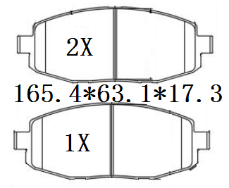 天博 SCP2496 刹车片 - TEMB TEMB SCP2496 Brake Pad 天博 SCP2496 刹车片 TEMB 刹车系统
