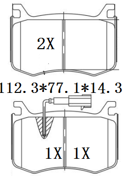 天博 SCP2534 刹车片 - TEMB TEMB SCP2534 Brake Pad 天博 SCP2534 刹车片 TEMB 刹车系统
