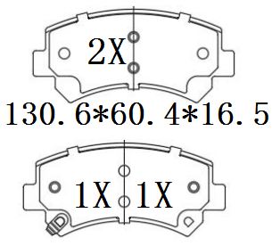 TEMB SCP2545 Brake Pad