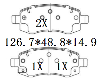 天博 SCP2546 刹车片 - TEMB TEMB SCP2546 Brake Pad 天博 SCP2546 刹车片 TEMB 刹车系统