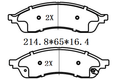 天博 SCP2558 刹车片 - TEMB TEMB SCP2558 Brake Pad 天博 SCP2558 刹车片 TEMB 刹车系统