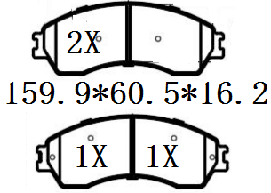 天博 SCP2565 刹车片 - TEMB TEMB SCP2565 Brake Pad 天博 SCP2565 刹车片 TEMB 刹车系统
