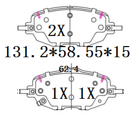 天博 SCP2568 刹车片 - TEMB TEMB SCP2568 Brake Pad 天博 SCP2568 刹车片 TEMB 刹车系统