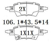 天博 SCP2582 刹车片 - TEMB TEMB SCP2582 Brake Pad 天博 SCP2582 刹车片 TEMB 刹车系统