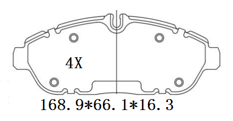 天博 SCP2594 刹车片 - TEMB TEMB SCP2594 Brake Pad 天博 SCP2594 刹车片 TEMB 刹车系统