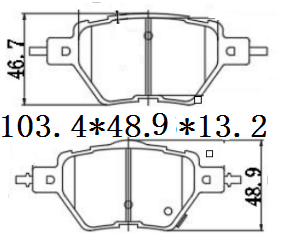 天博 SCP2610 刹车片 - TEMB TEMB SCP2610 Brake Pad 天博 SCP2610 刹车片 TEMB 刹车系统