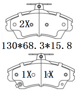 天博 SCP2614 刹车片 - TEMB TEMB SCP2614 Brake Pad 天博 SCP2614 刹车片 TEMB 刹车系统