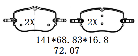TEMB SCP2628 Brake Pad