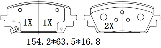 天博 SCP2634 刹车片 - TEMB TEMB SCP2634 Brake Pad 天博 SCP2634 刹车片 TEMB 刹车系统