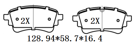 天博 SCP2635 刹车片 - TEMB TEMB SCP2635 Brake Pad 天博 SCP2635 刹车片 TEMB 刹车系统