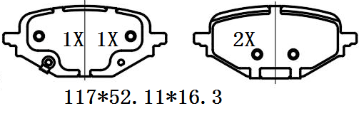 天博 SCP2636 刹车片 - TEMB TEMB SCP2636 Brake Pad 天博 SCP2636 刹车片 TEMB 刹车系统