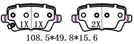 天博 SCP2637 刹车片 - TEMB TEMB SCP2637 Brake Pad 天博 SCP2637 刹车片 TEMB 刹车系统