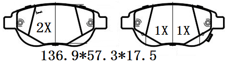 TEMB SCP2640A Brake Pad