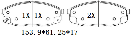 天博 SCP2645 刹车片 - TEMB TEMB SCP2645 Brake Pad 天博 SCP2645 刹车片 TEMB 刹车系统