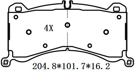 天博 SCP2646 刹车片 - TEMB TEMB SCP2646 Brake Pad 天博 SCP2646 刹车片 TEMB 刹车系统