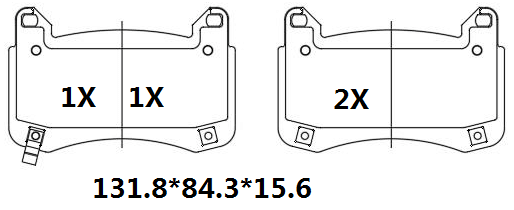 天博 SCP2659 刹车片 - TEMB TEMB SCP2659 Brake Pad 天博 SCP2659 刹车片 TEMB 刹车系统
