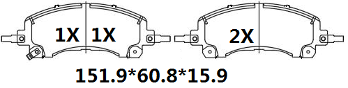 TEMB SCP2664 Brake Pad - TEMB TEMB SCP2664 Brake Pad TEMB Sistema de frenos