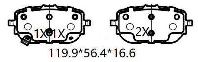 天博 SCP2668 刹车片 - TEMB TEMB SCP2668 Brake Pad 天博 SCP2668 刹车片 TEMB 刹车系统