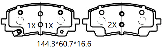 TEMB SCP2680 Brake Pad