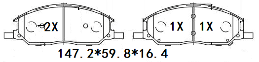 天博 SCP2737 刹车片 - TEMB TEMB SCP2737 Brake Pad 天博 SCP2737 刹车片 TEMB 刹车系统