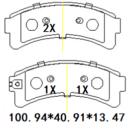 天博 SCP2747 刹车片 - TEMB TEMB SCP2747 Brake Pad 天博 SCP2747 刹车片 TEMB 刹车系统
