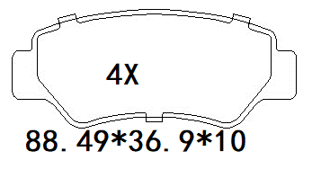 天博 SCP2776 刹车片 - TEMB TEMB SCP2776 Brake Pad 天博 SCP2776 刹车片 TEMB 刹车系统