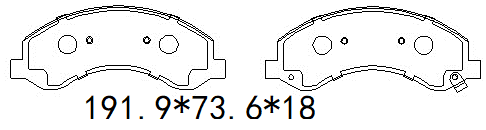 天博 SCP2782 刹车片 - TEMB TEMB SCP2782 Brake Pad 天博 SCP2782 刹车片 TEMB 刹车系统