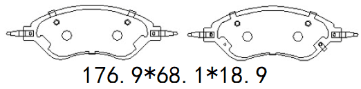 天博 SCP2783 刹车片 - TEMB TEMB SCP2783 Brake Pad 天博 SCP2783 刹车片 TEMB 刹车系统