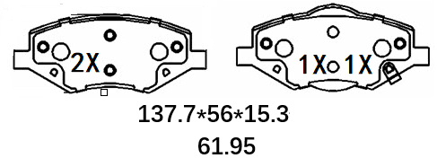 TEMB SCP2810 Brake Pad - TEMB TEMB SCP2810 Brake Pad TEMB Тормозная система