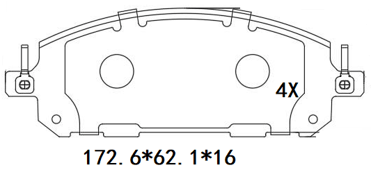 TEMB SCP2820 Brake Pad