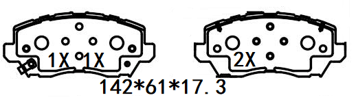 天博 SCP2834 刹车片 - TEMB TEMB SCP2834 Brake Pad 天博 SCP2834 刹车片 TEMB 刹车系统