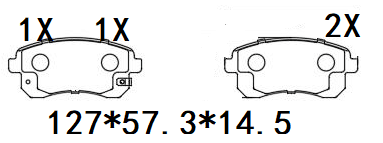 天博 SCP2854 刹车片 - TEMB TEMB SCP2854 Brake Pad 天博 SCP2854 刹车片 TEMB 刹车系统