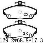 天博 SCP519 刹车片 - TEMB TEMB SCP519 Brake Pad 天博 SCP519 刹车片 TEMB 刹车系统