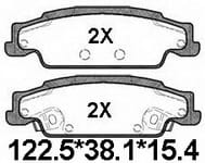 天博 SCP531 刹车片 - TEMB TEMB SCP531 Brake Pad 天博 SCP531 刹车片 TEMB 刹车系统