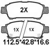 天博 SCP543 刹车片 - TEMB TEMB SCP543 Brake Pad 天博 SCP543 刹车片 TEMB 刹车系统