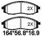 TEMB SCP554 Brake Pad - TEMB TEMB SCP554 Brake Pad 天博 SCP554 刹车片 TEMB Brake System